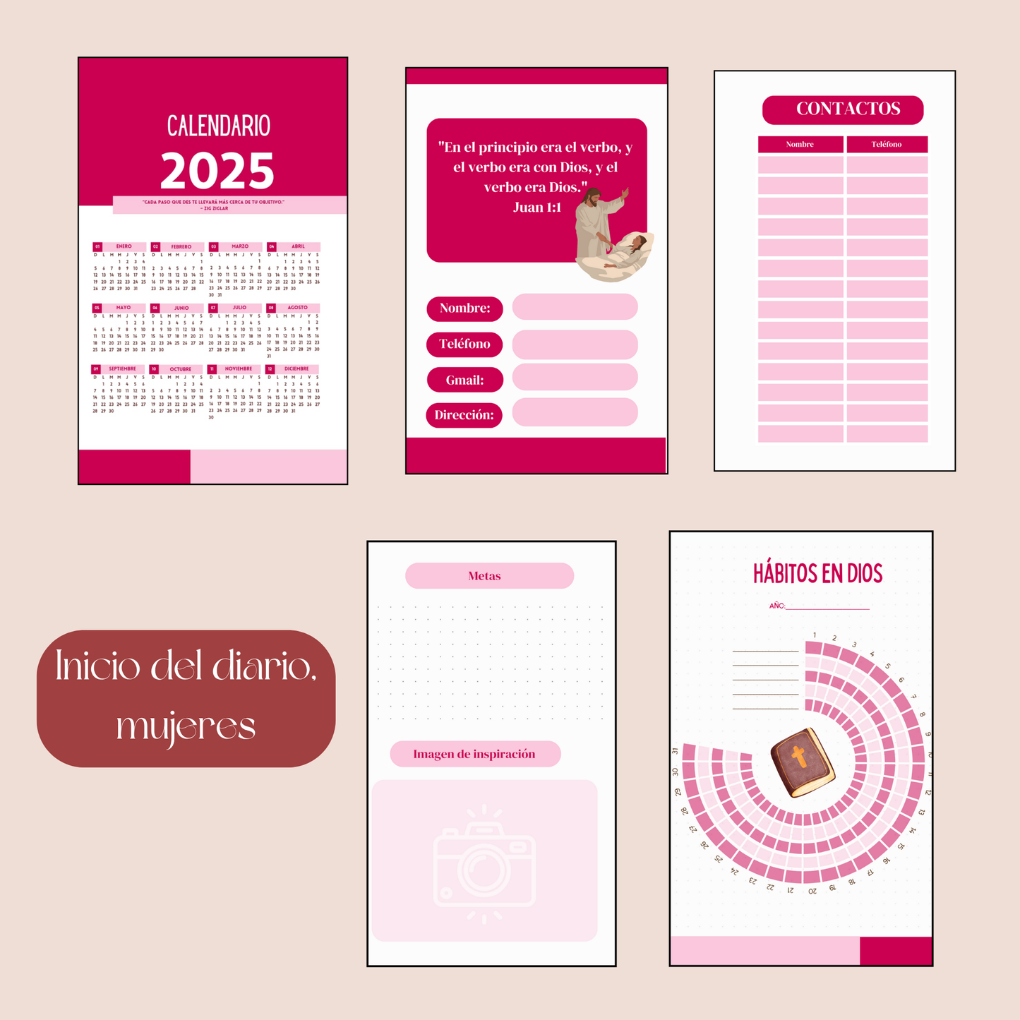 DIARIO DE ORACIÓN- EDICIÓN PARA MUJER.